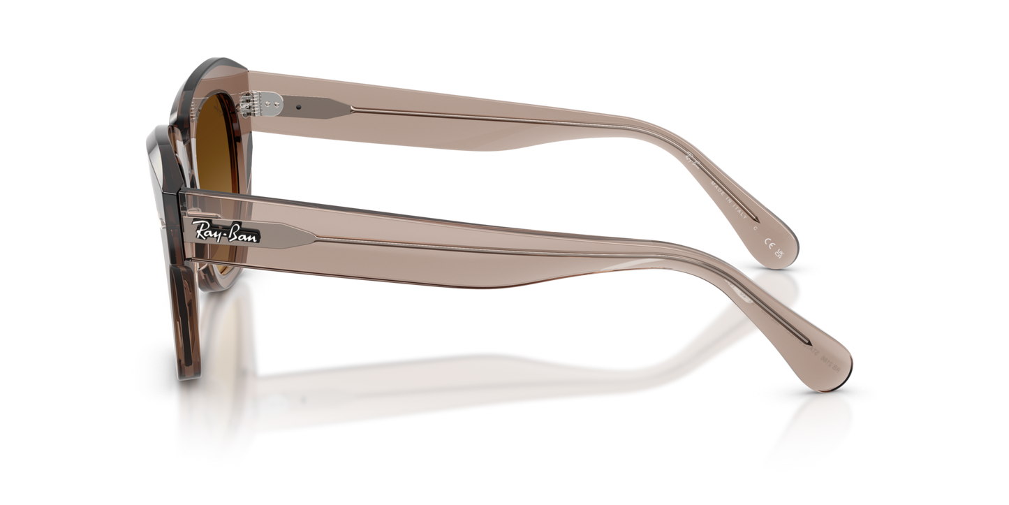 Ray-Ban 0RB2186 STATE STREET 682785 Transparent Light Brown