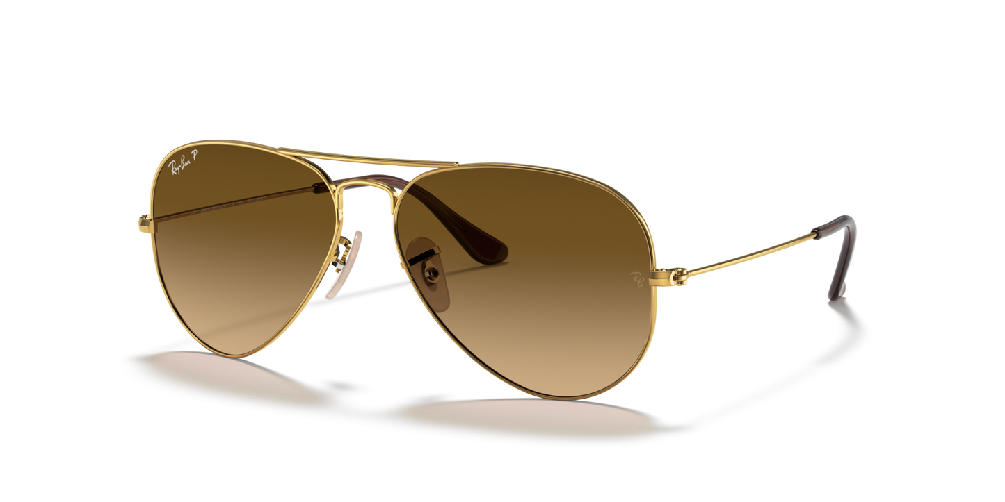 Ray-Ban 0RB3025 AVIATOR 001/M2 Arista Gold