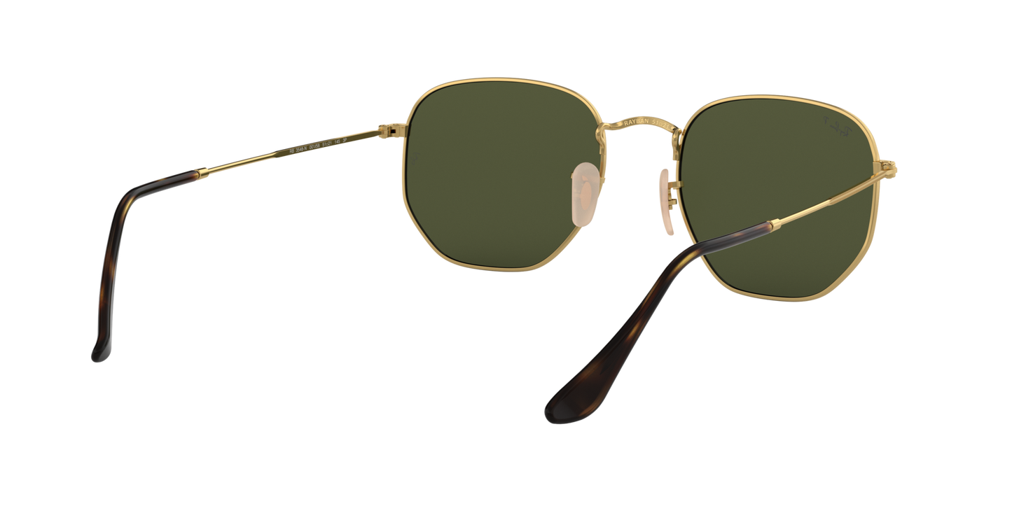 Ray-Ban 0RB3548N HEXAGONAL 001/58 Arista Gold