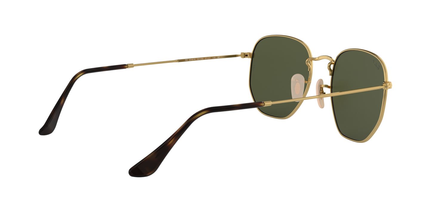 Ray-Ban 0RB3548N HEXAGONAL 001/58 Arista Gold