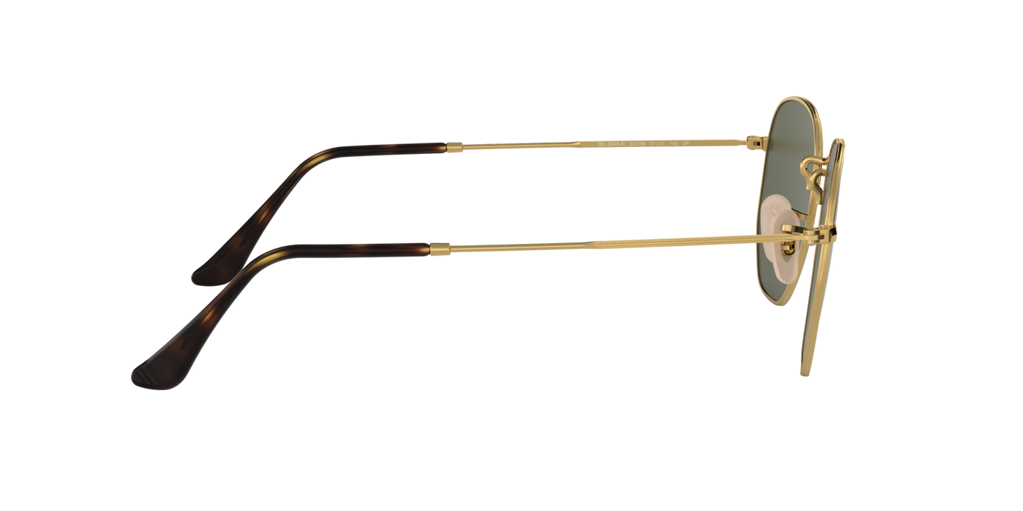 Ray-Ban 0RB3548N HEXAGONAL 001/58 Arista Gold