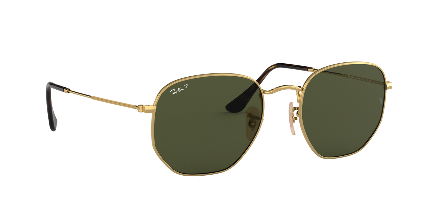 Ray-Ban 0RB3548N HEXAGONAL 001/58 Arista Gold