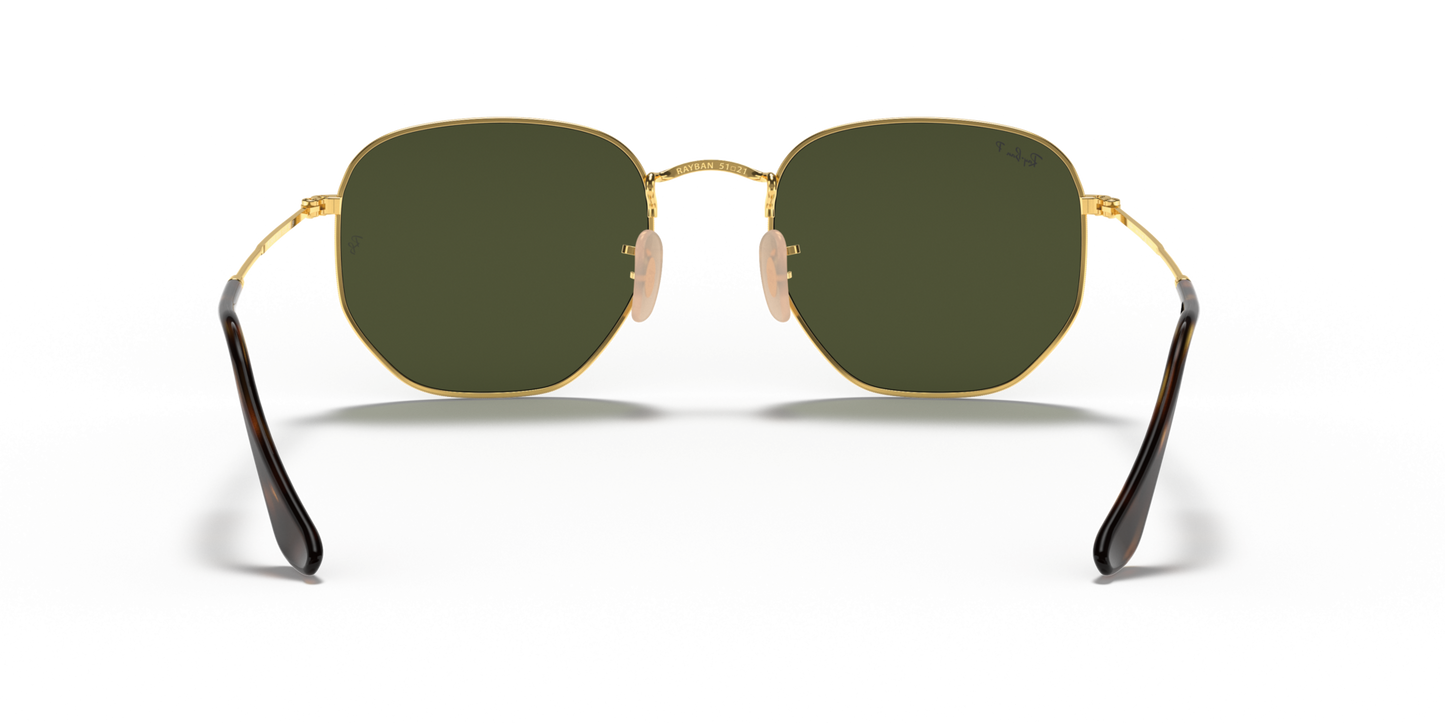Ray-Ban 0RB3548N HEXAGONAL 001/58 Arista Gold