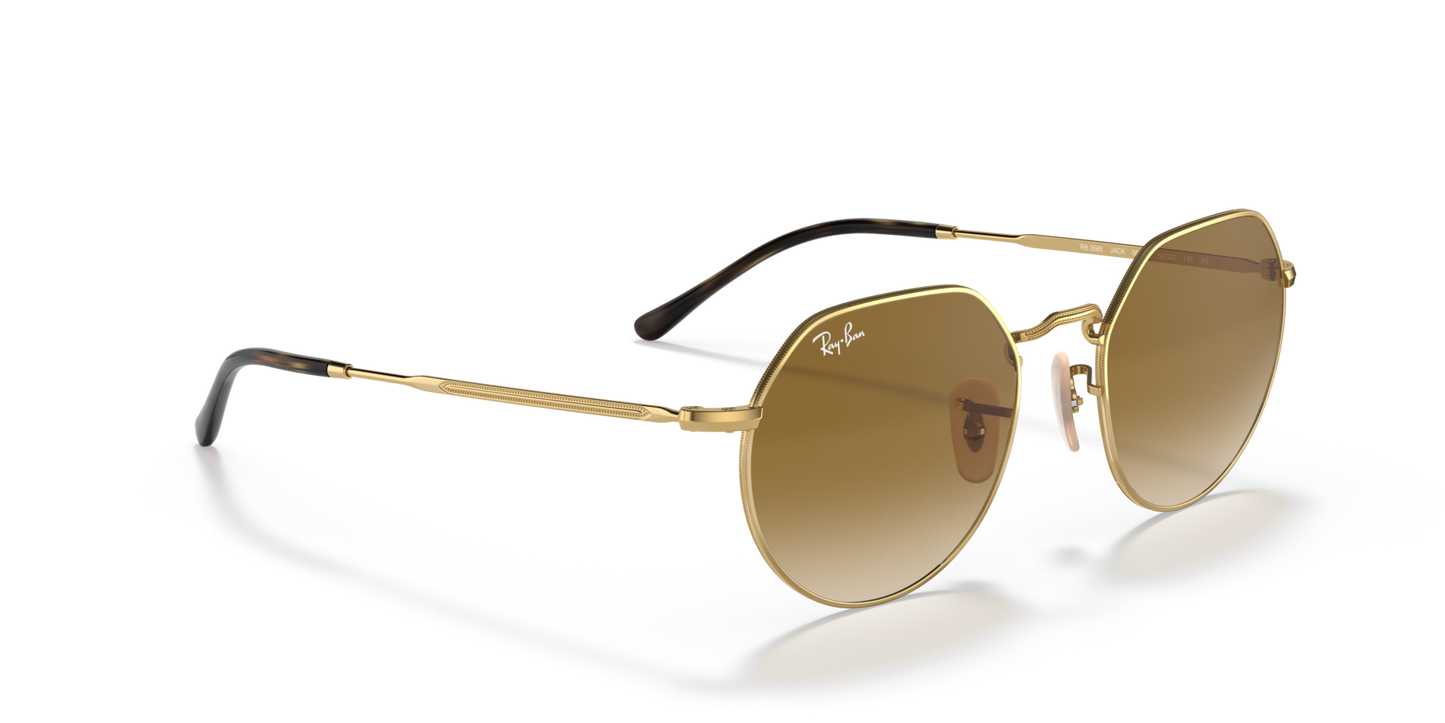 Ray-Ban 0RB3565 JACK 001/51 Arista Gold