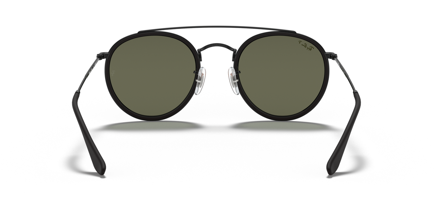 Ray-Ban 0RB3647N 002/58 ROUND DOUBLE BRIDGE Black