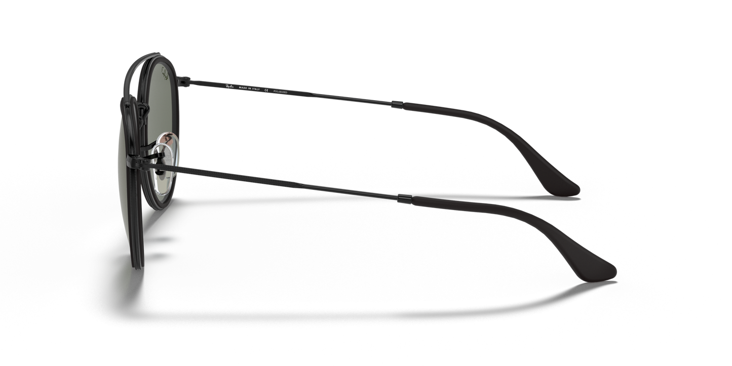 Ray-Ban 0RB3647N 002/58 ROUND DOUBLE BRIDGE Black