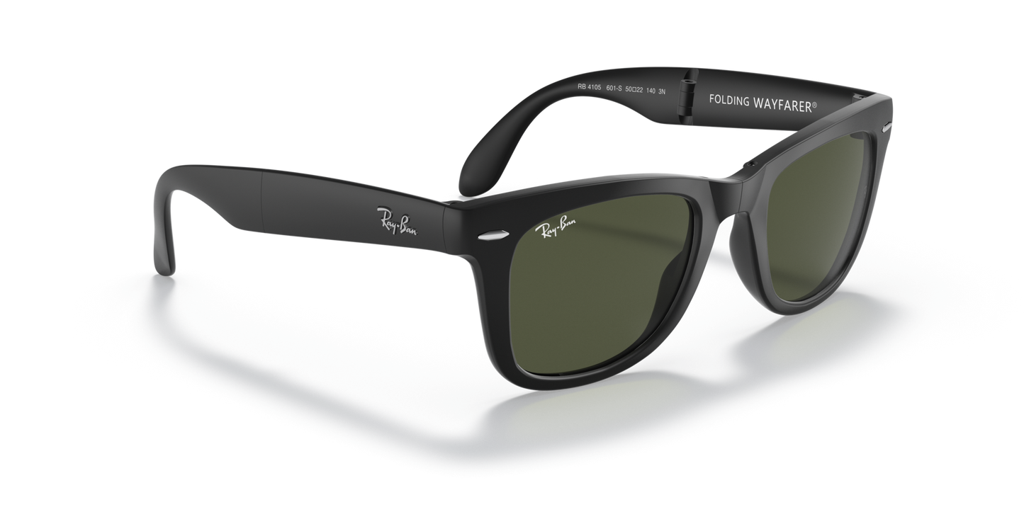 Ray-Ban 0RB4165 FOLDING WAYFARER 601S Black