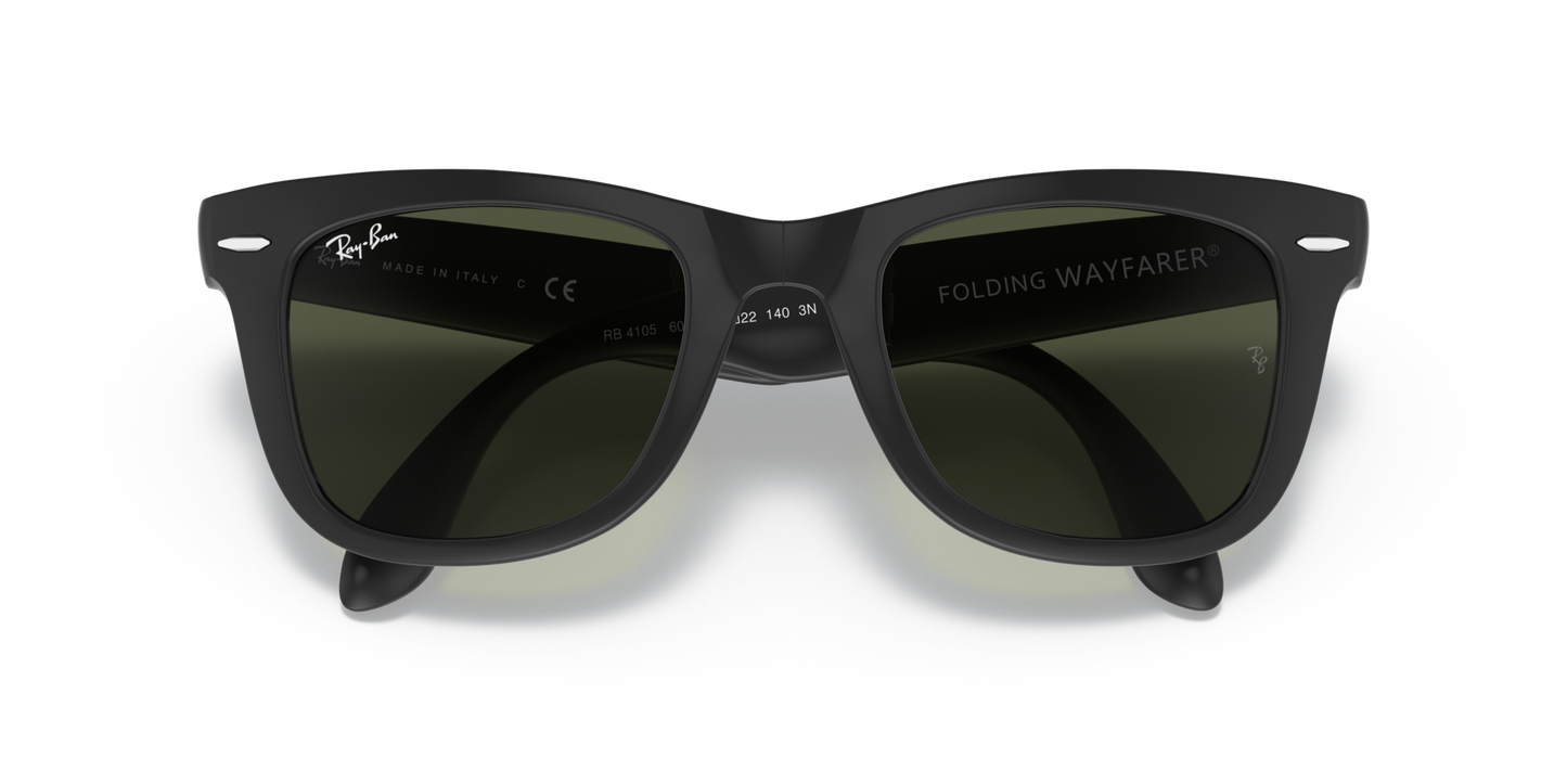 Ray-Ban 0RB4165 FOLDING WAYFARER 601S Black