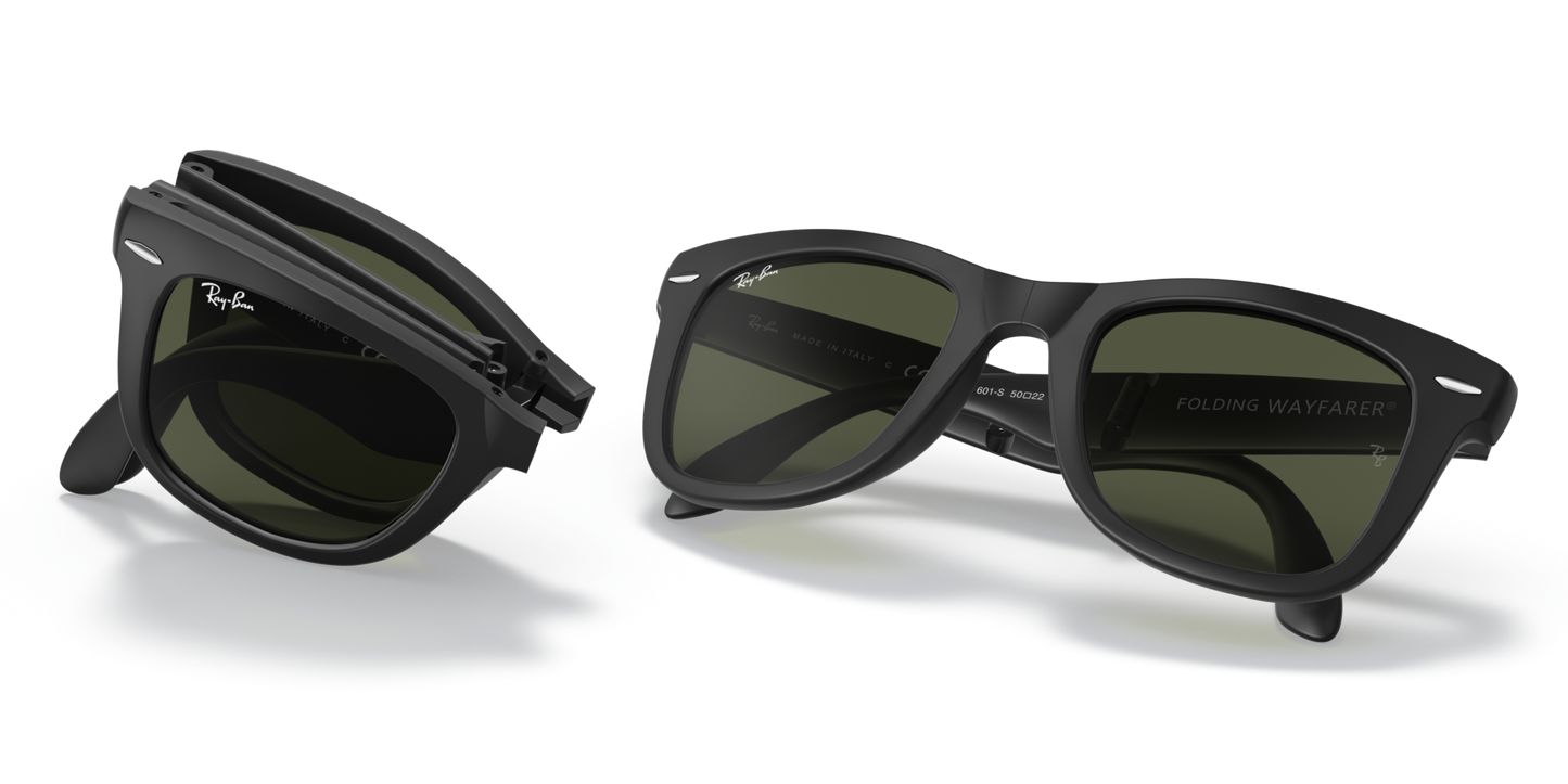 Ray-Ban 0RB4165 FOLDING WAYFARER 601S Black