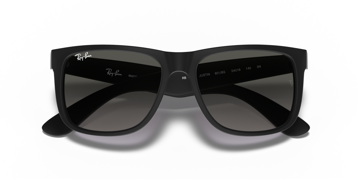 Ray-Ban 0RB4165 JUSTIN 601/8G Rubber Black