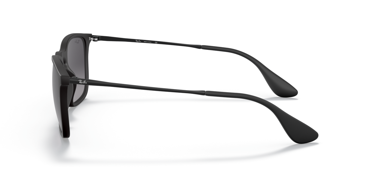 Ray-Ban 0RB4187 CHRIS 622/8G Rubber Black