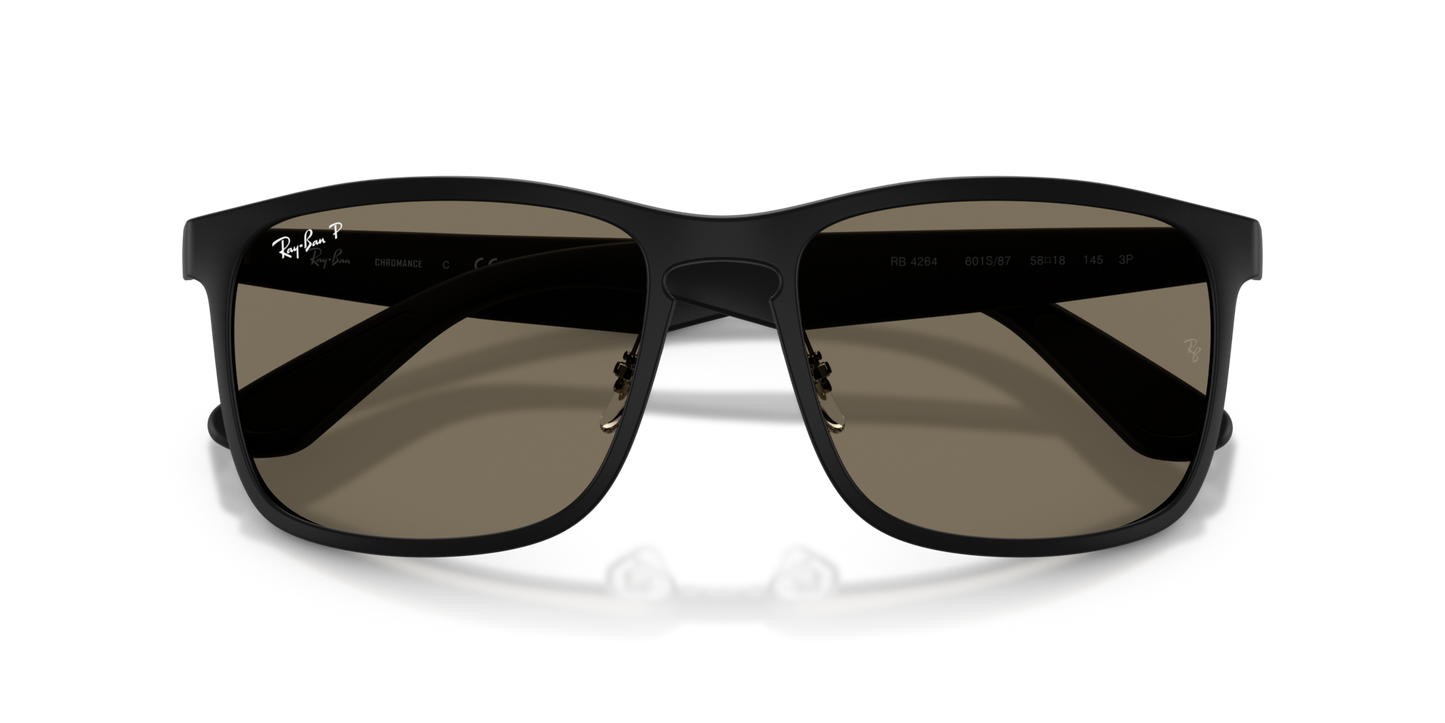 Ray-Ban 0RB4264 CHROMANCE 601S87 Matte Black