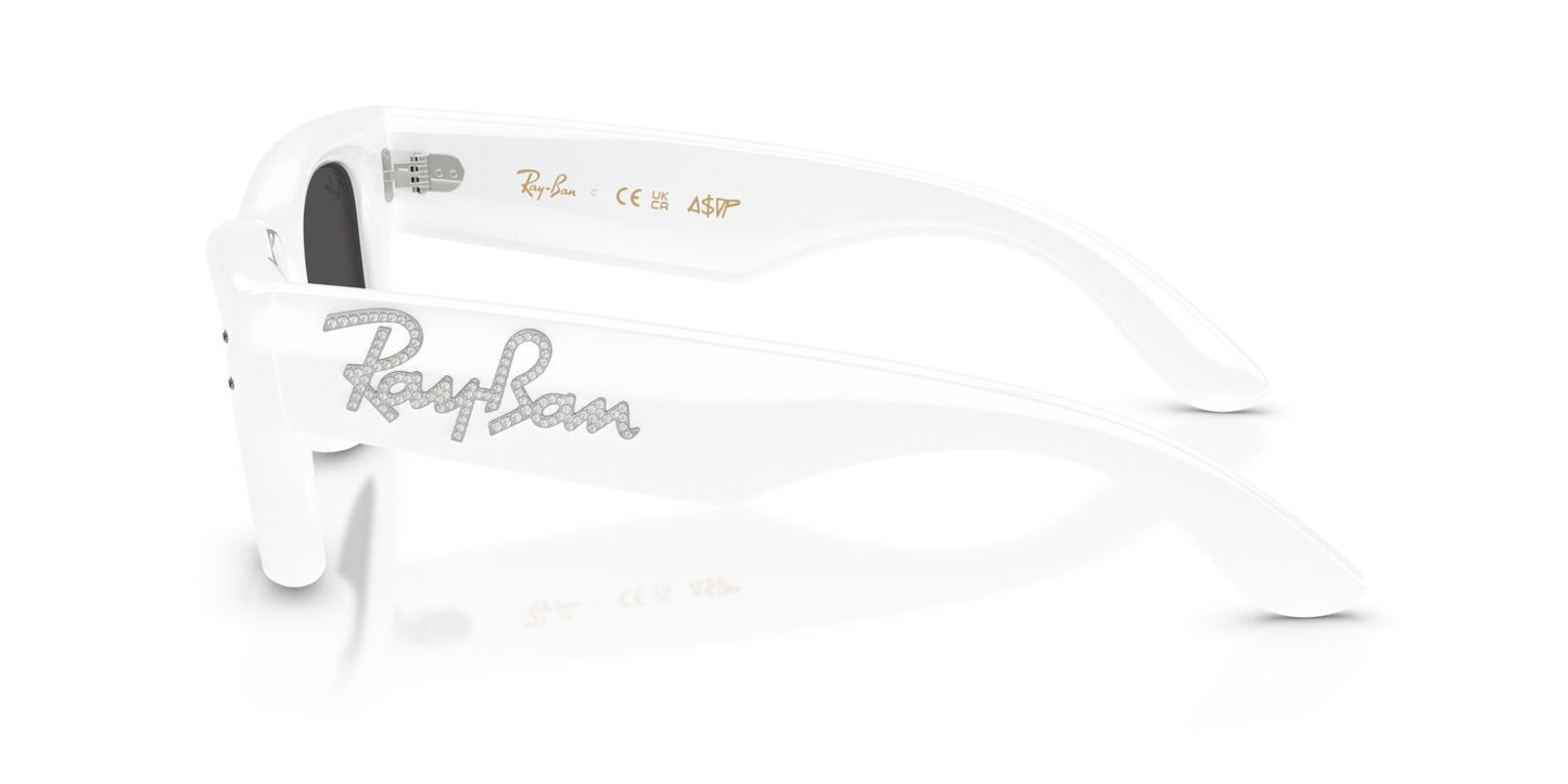 Ray-Ban 0RB4940B WAYFARER PUFFER 686387 White & Strass