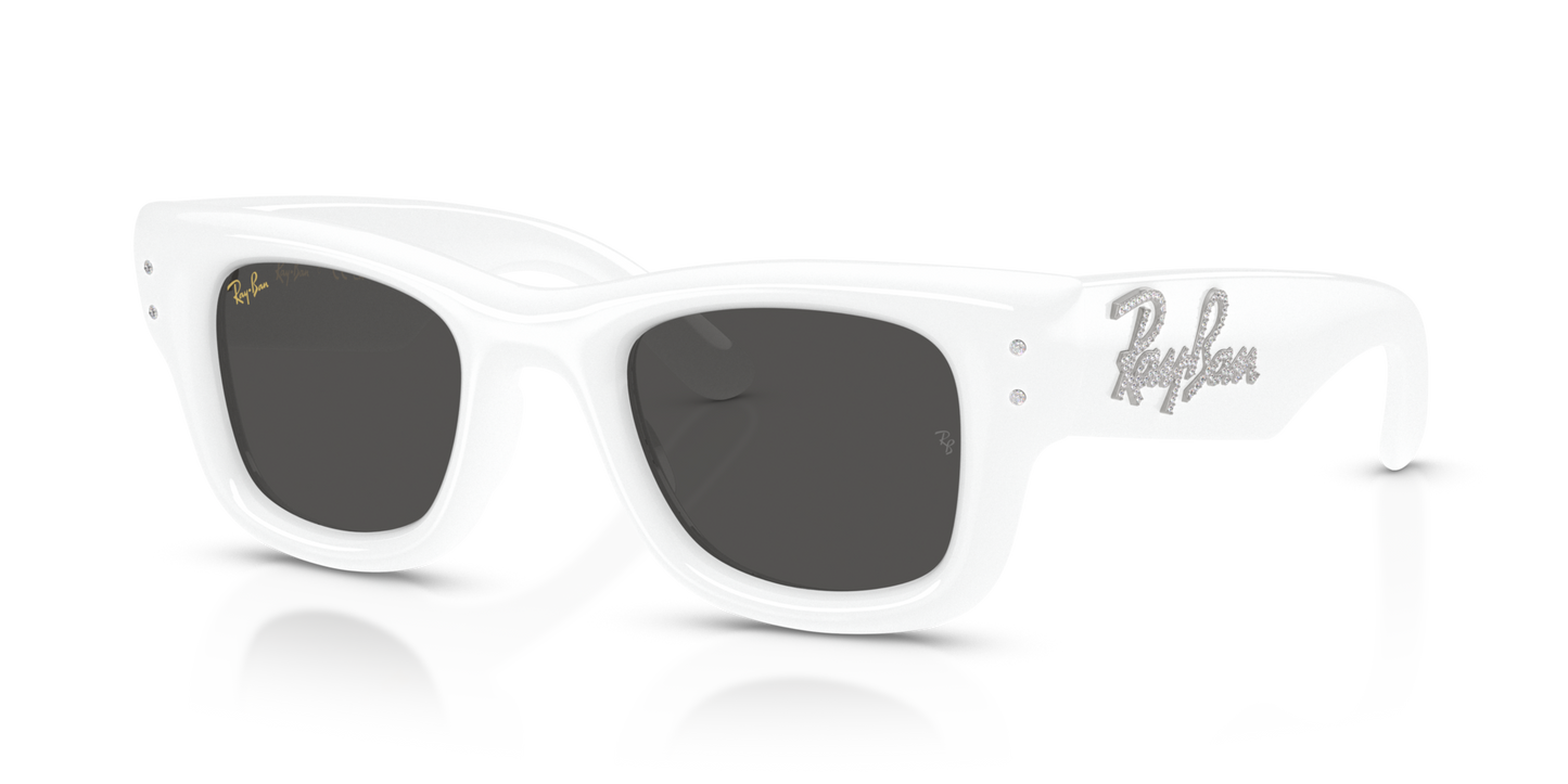 Ray-Ban 0RB4940B WAYFARER PUFFER 686387 White & Strass