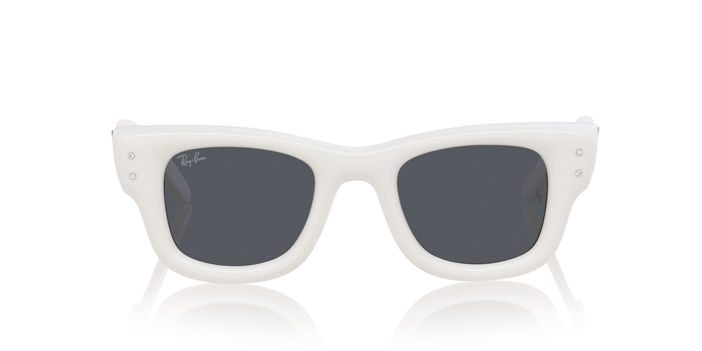 Ray-Ban 0RB4940B WAYFARER PUFFER 686387 White & Strass