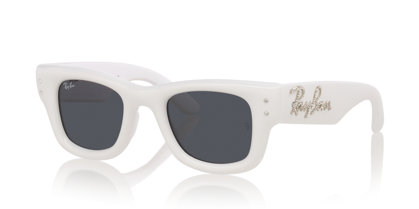 Ray-Ban 0RB4940B WAYFARER PUFFER 686387 White & Strass