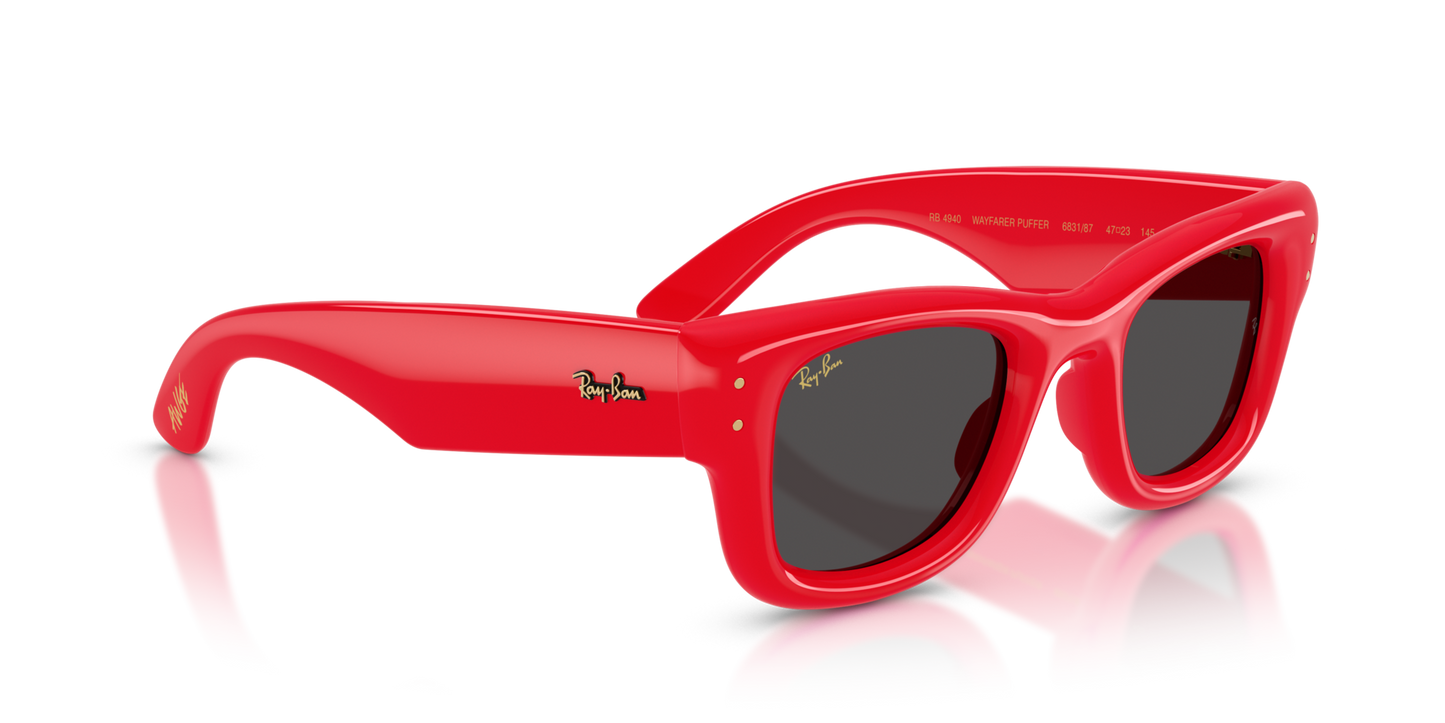 Ray-Ban 0RB4940 WAYFARER PUFFER 683187 Red