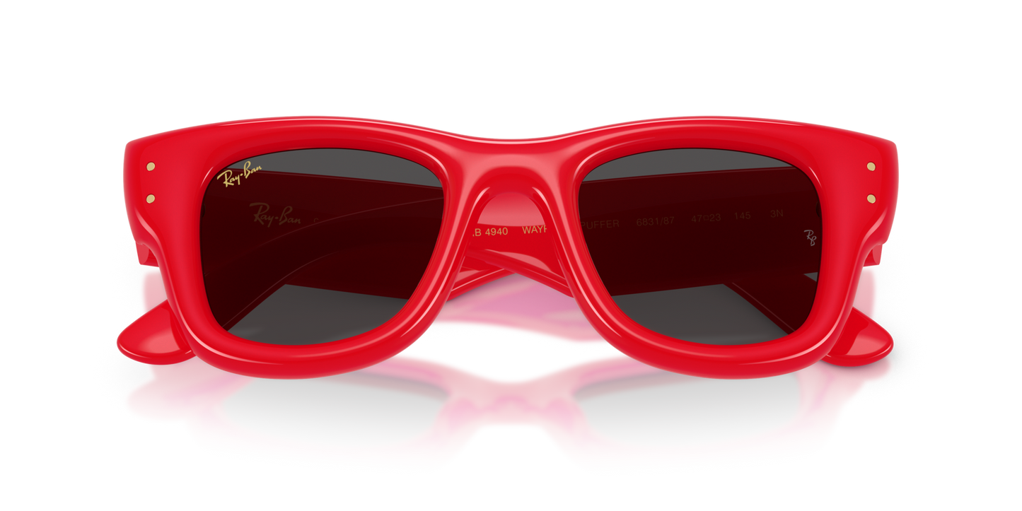 Ray-Ban 0RB4940 WAYFARER PUFFER 683187 Red