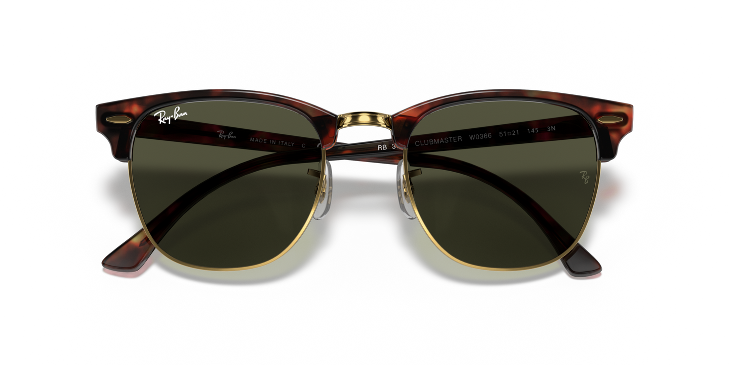 Ray-Ban 0RB3016 CLUBMASTER W0366 Tortoise On Gold