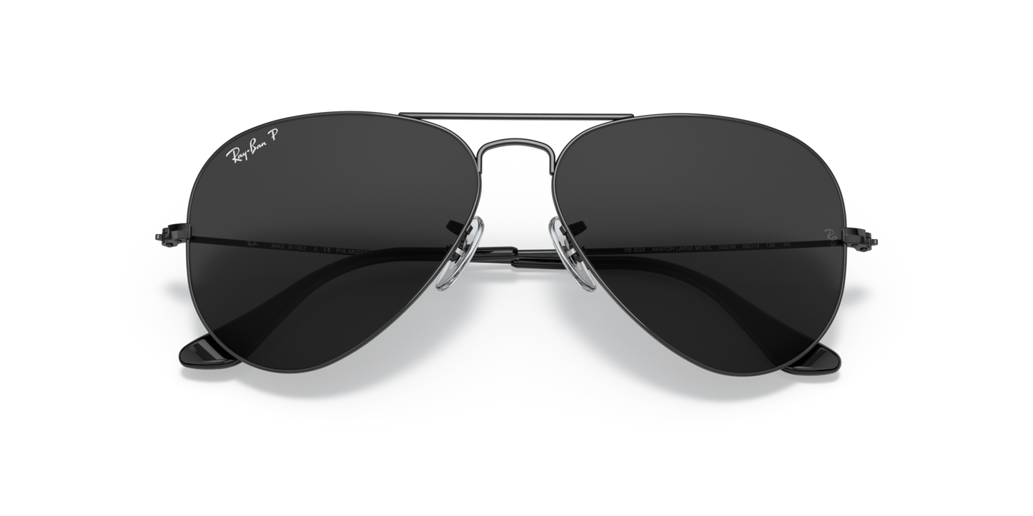 Ray-Ban 0RB3025 AVIATOR 002/48 Black