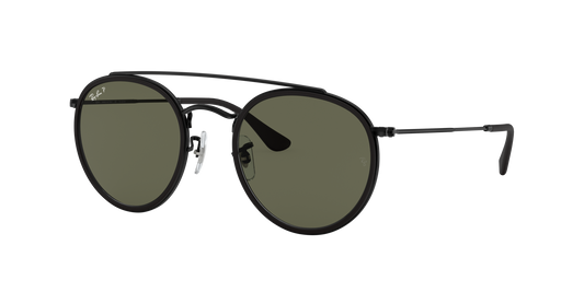Ray-Ban 0RB3647N 002/58 ROUND DOUBLE BRIDGE Black