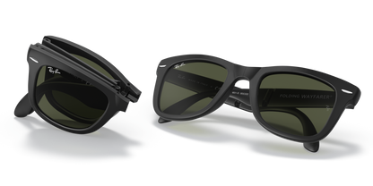 Ray-Ban 0RB4165 FOLDING WAYFARER 601S Black