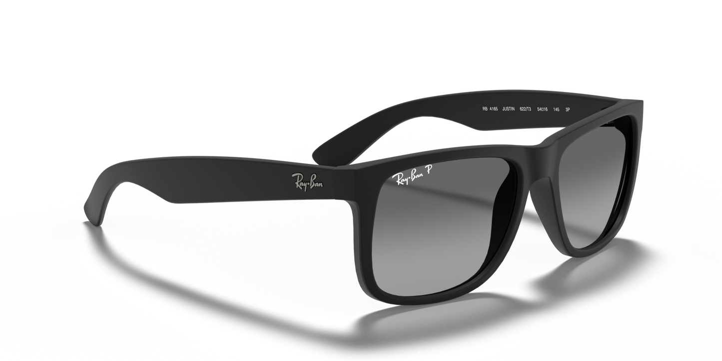 Ray-Ban 0RB4165 JUSTIN 622/T3 Rubber Black