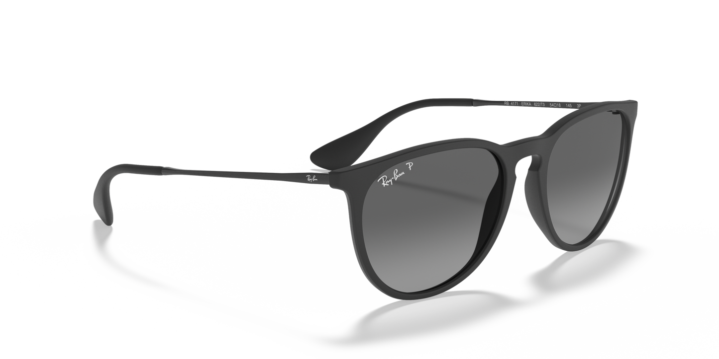 Ray-Ban 0RB4171 ERIKA 622/T3 Rubber Black