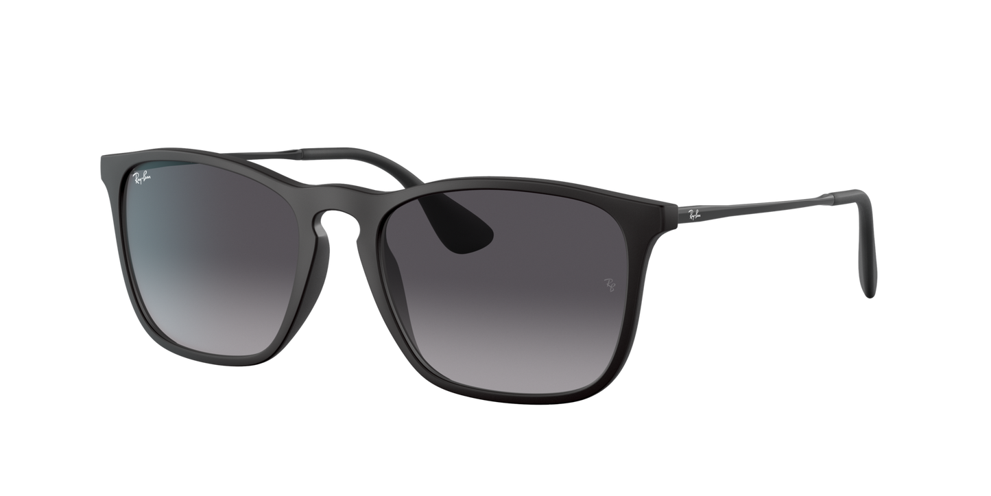 Ray-Ban 0RB4187 CHRIS 622/8G Rubber Black