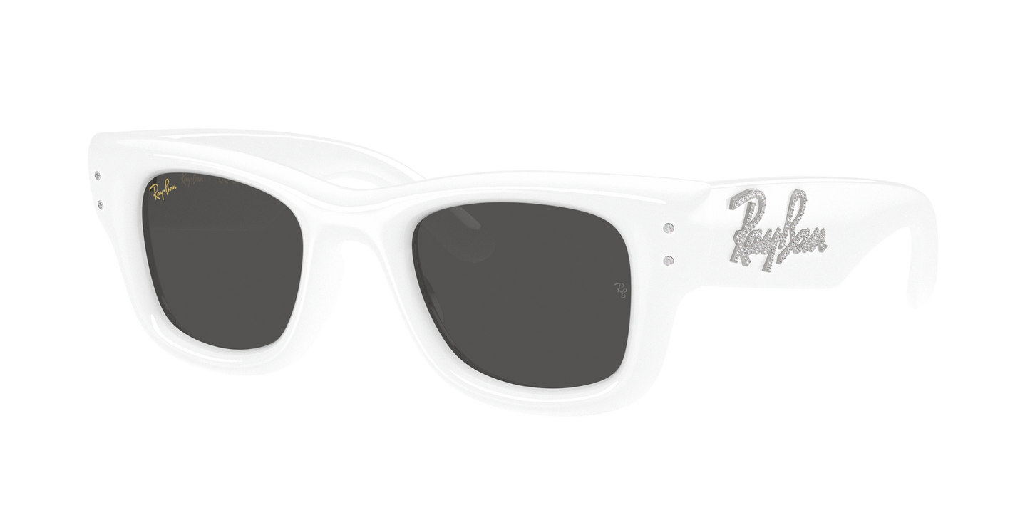 Ray-Ban 0RB4940B WAYFARER PUFFER 686387 White & Strass