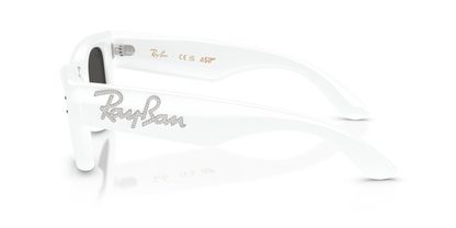 Ray-Ban 0RB4940B WAYFARER PUFFER 686387 White & Strass