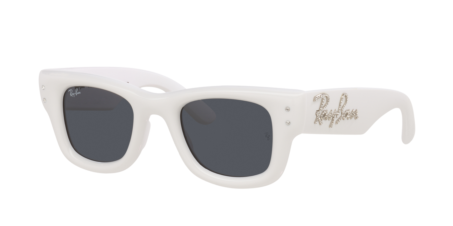 Ray-Ban 0RB4940B WAYFARER PUFFER 686387 White & Strass
