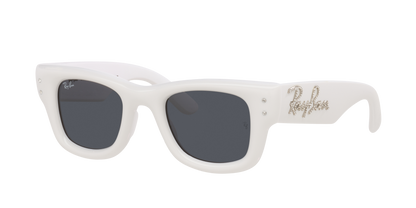 Ray-Ban 0RB4940B WAYFARER PUFFER 686387 White & Strass
