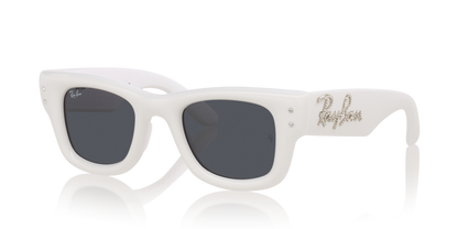 Ray-Ban 0RB4940B WAYFARER PUFFER 686387 White & Strass