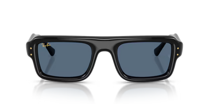 Ray-Ban Flacko Puffer, Black Blue Asap Rocky