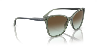 Vogue 0VO5520S 30860 Transparent Mallard Green