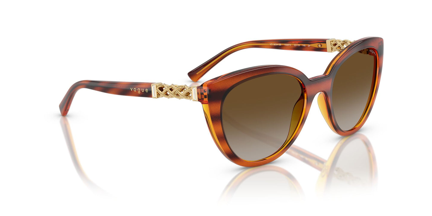 Vogue 0VO5634SB 1508T5 Striped Dark Havana