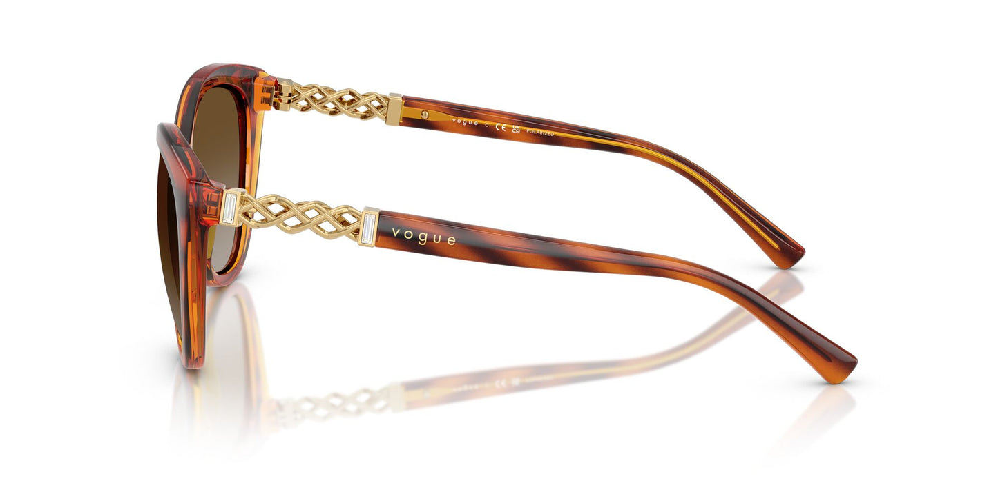 Vogue 0VO5634SB 1508T5 Striped Dark Havana